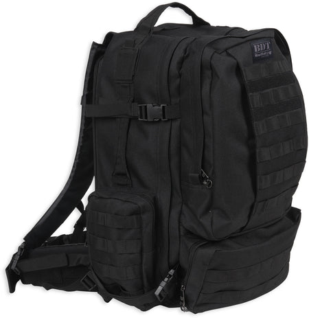 Bulldog BDT412B Tactical Backpack Large Black Alice Compatible Mesh Back