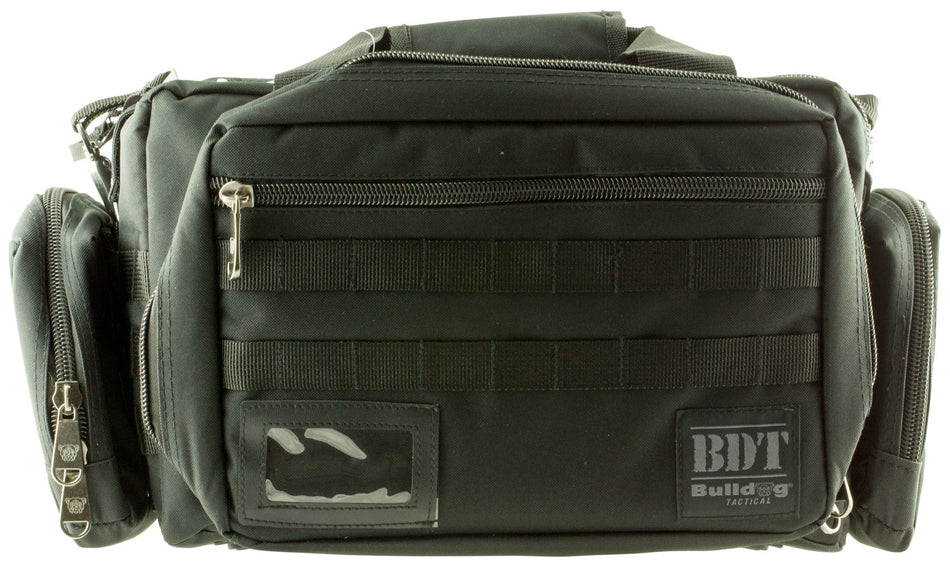 Bulldog BDT930B BDT XL Tactical MOLLE Range Bag Black with 4 Removable Exterior Padded Pouches