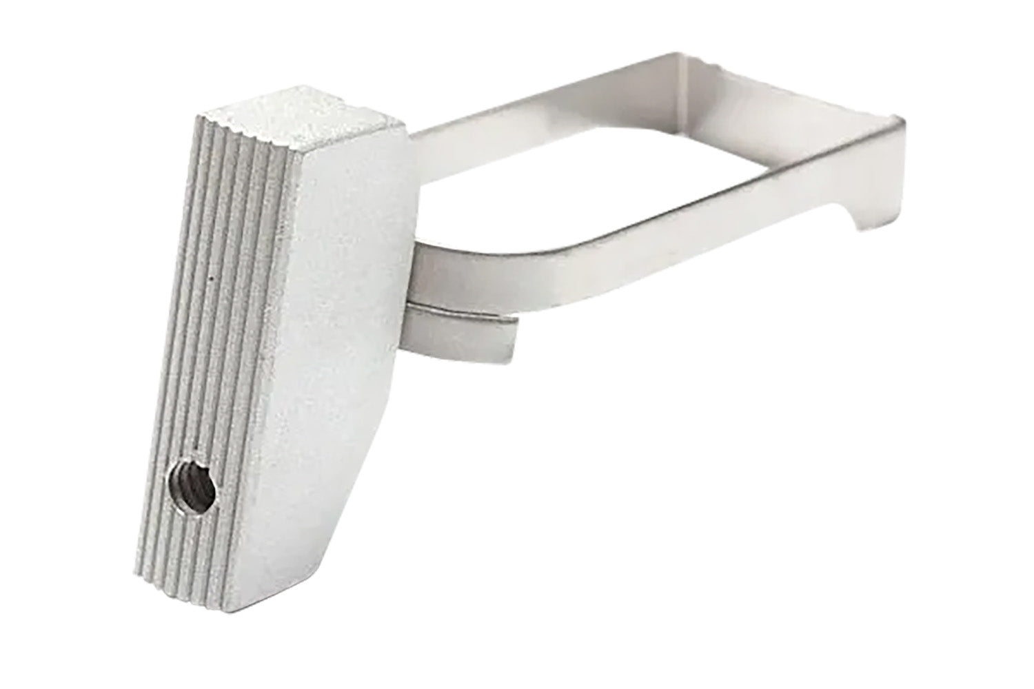 Wilson Combat Ambidextrous Ultralight Match Flat Pad Trigger Silver 1911
