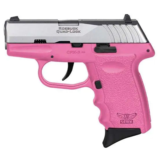 SCCY CPX-3TTPK 380 PSTL STS/PINK NO SAFETY 10RD
