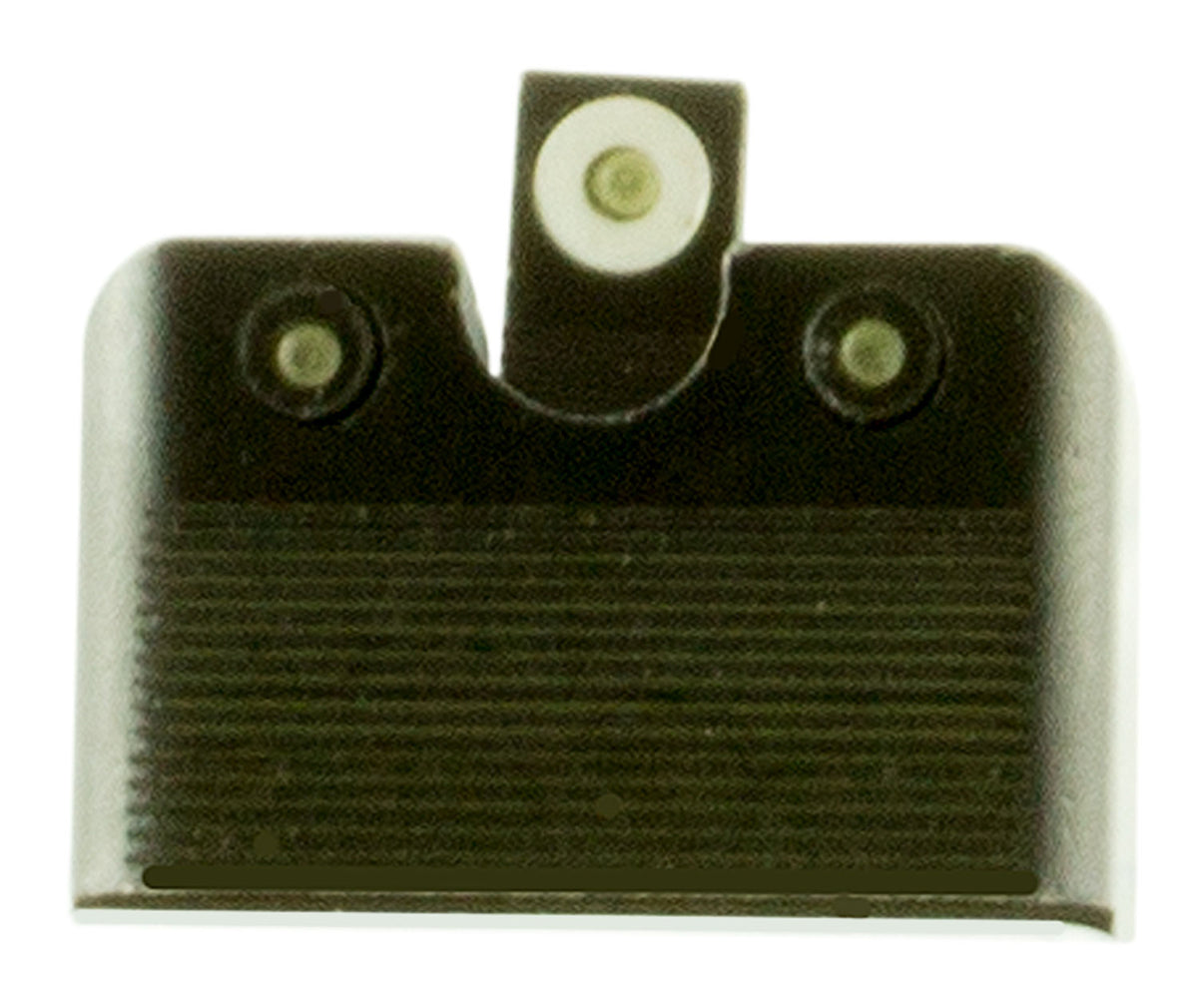 TruGlo TG231G2MW Tritium Pro High Sight White Outline Front Post Rear Dovetail for Glock MOS