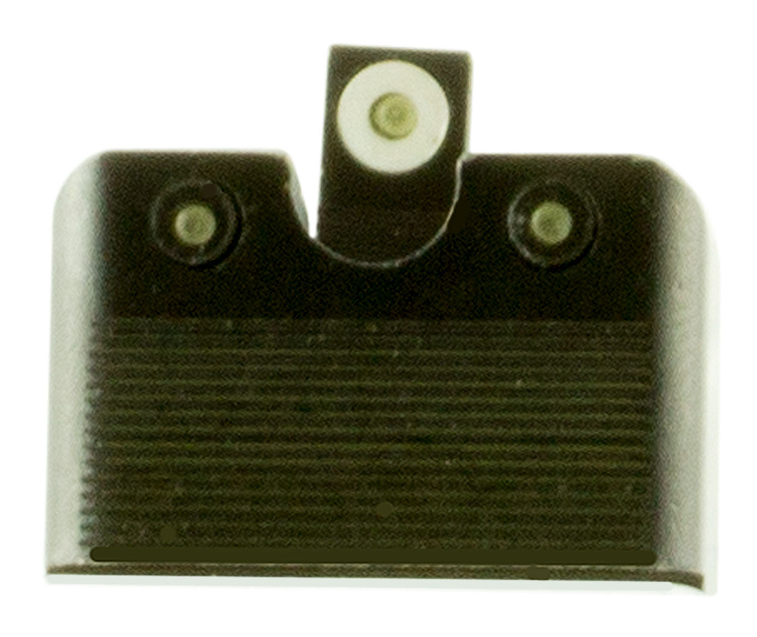 TruGlo TG231G2MW Tritium Pro High Sight White Outline Front Post Rear Dovetail for Glock MOS