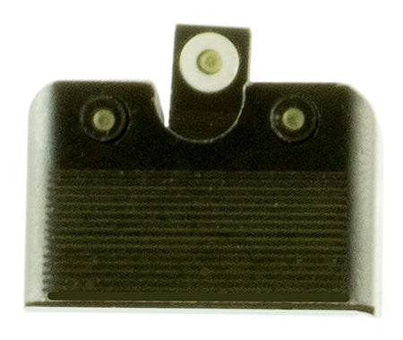 TruGlo TG231G2MW Tritium Pro High Sight White Outline Front Post Rear Dovetail for Glock MOS