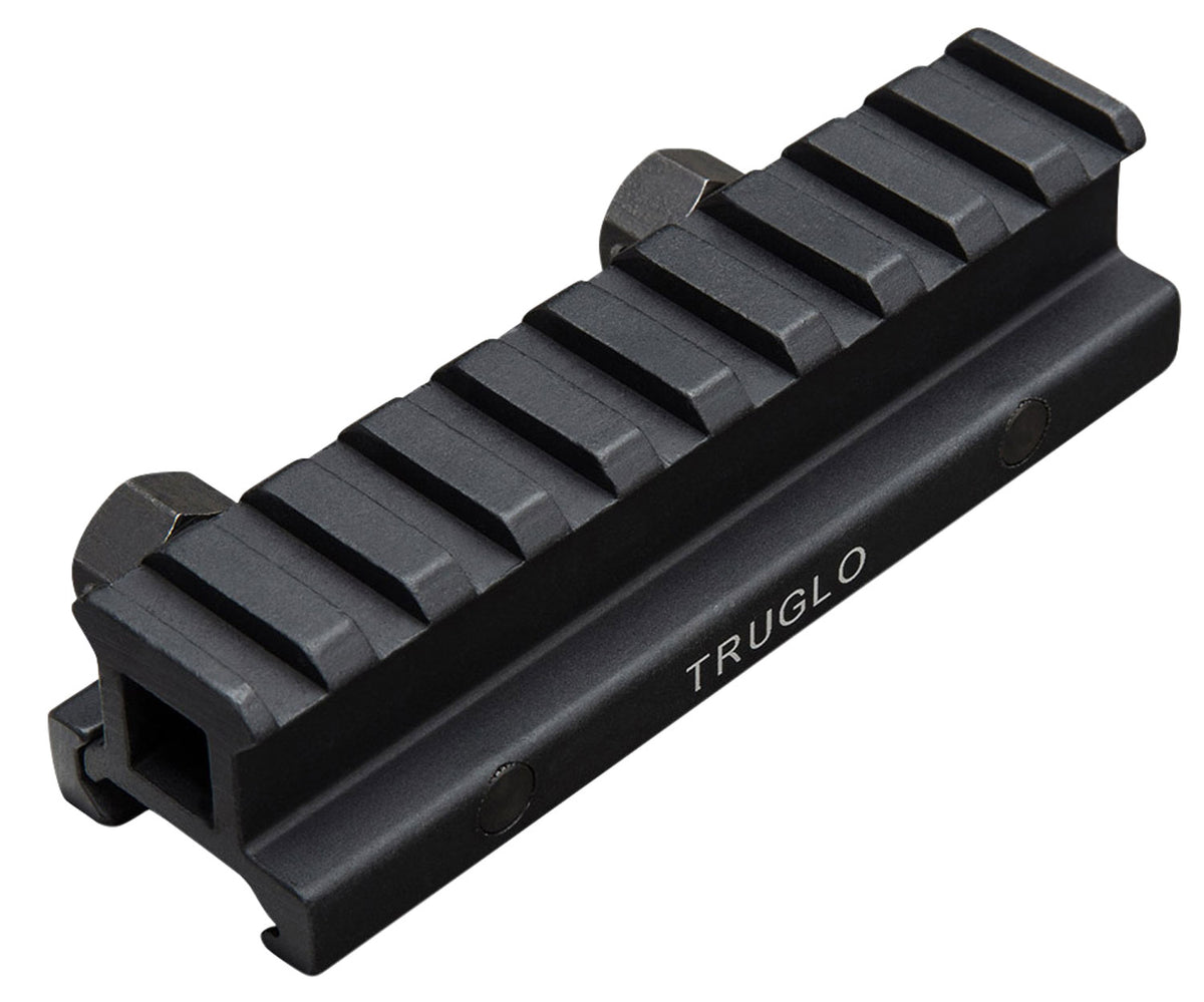 TruGlo TG8980B Matte Black Anodized Picatinny Riser Optic Mount