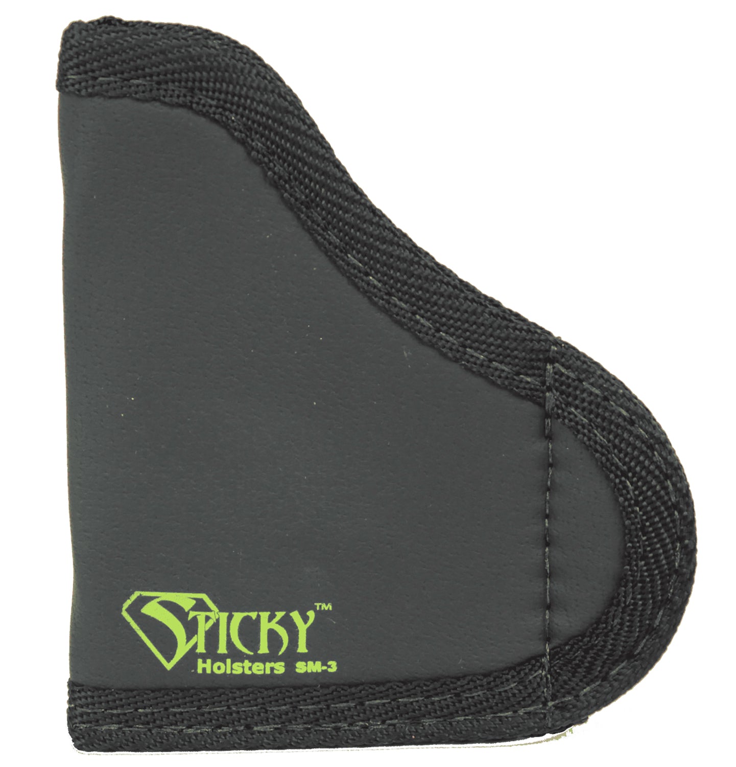Sticky Holsters SM3 Pocket IWB Holster Black/Green Latex Free Rubber Fits .380 Auto with Laser Up To 2.75" Barrel Ambidextrous