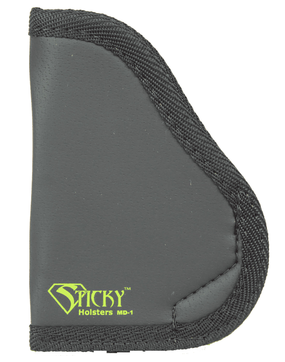Sticky Holsters MD1 IWB Carry Holster Black/Green Latex Free Rubber Fits Small 9mm Pistols/Ruger LC9 Ambidextrous