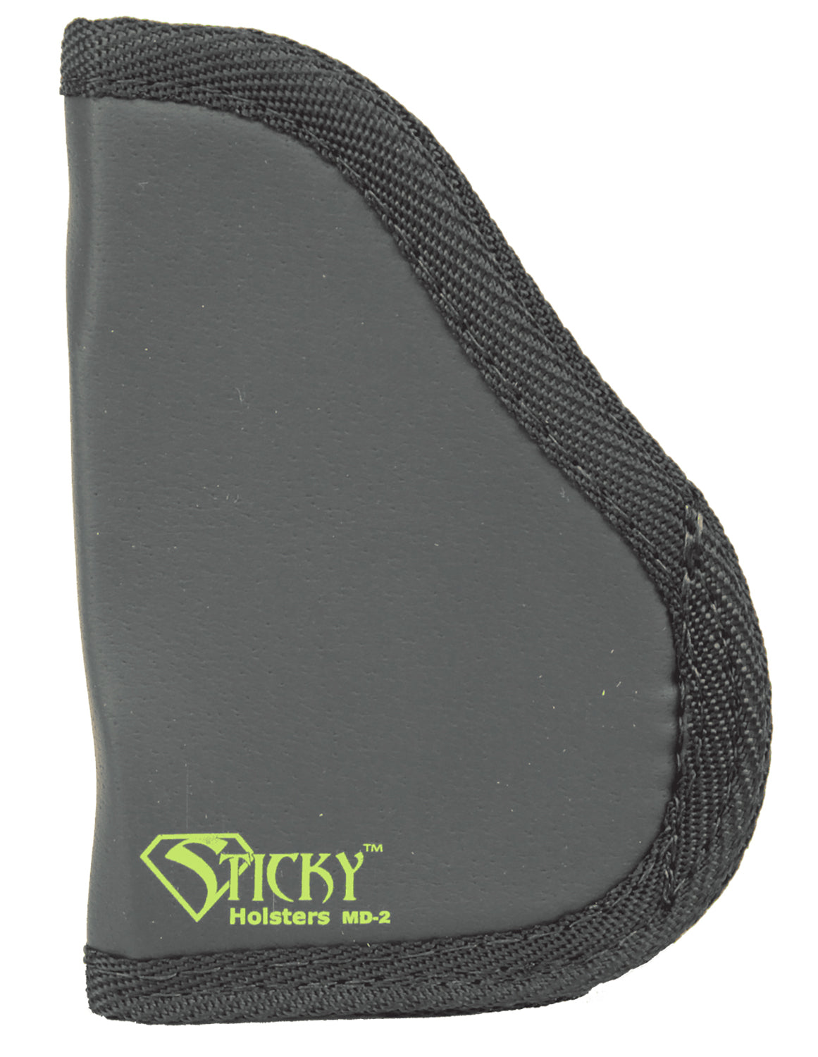 Sticky Holsters MD2 Carry Holster Black/Green Latex Free Rubber Fits S&W Shield Series Semi-Auto Ambidextrous