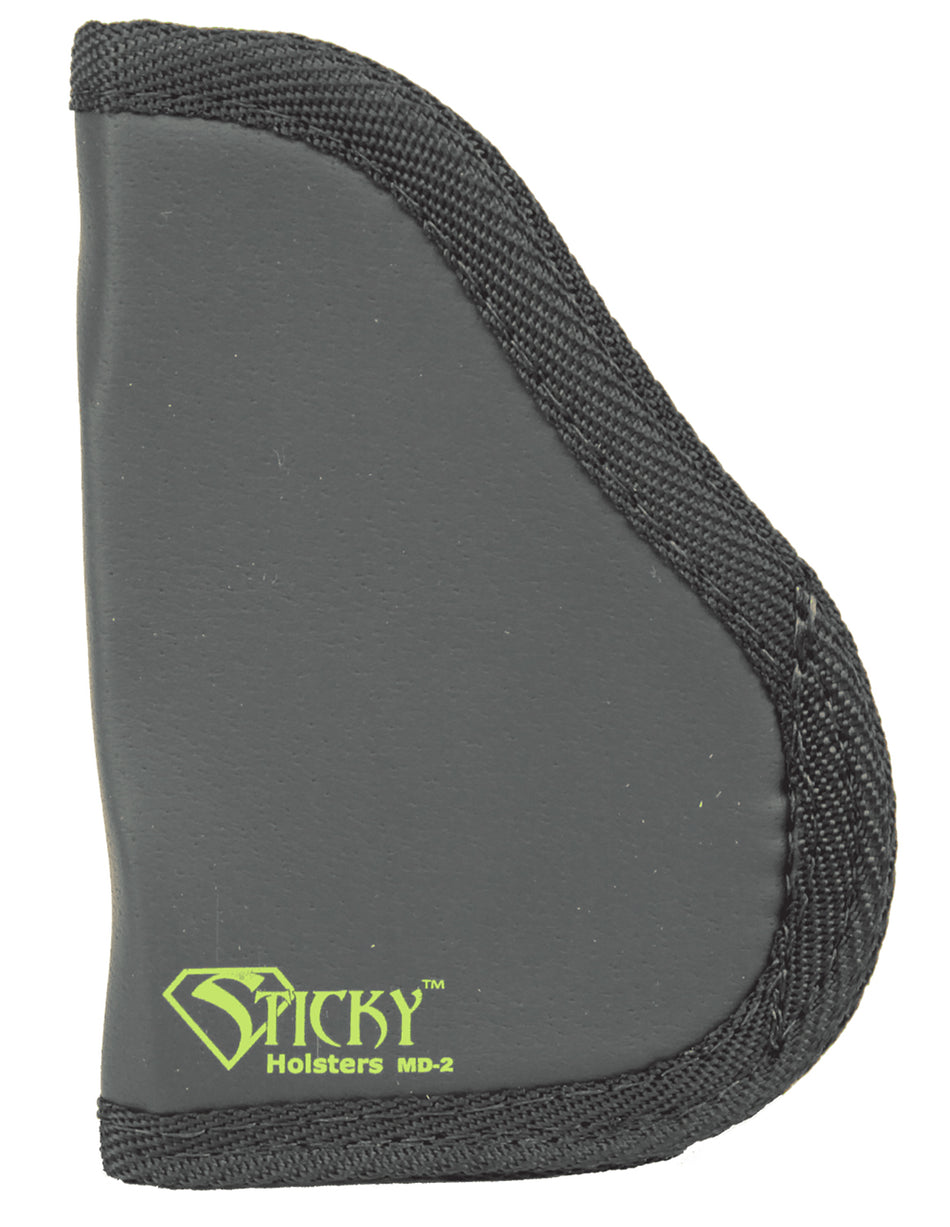 Sticky Holsters MD2 Carry Holster Black/Green Latex Free Rubber Fits S&W Shield Series Semi-Auto Ambidextrous