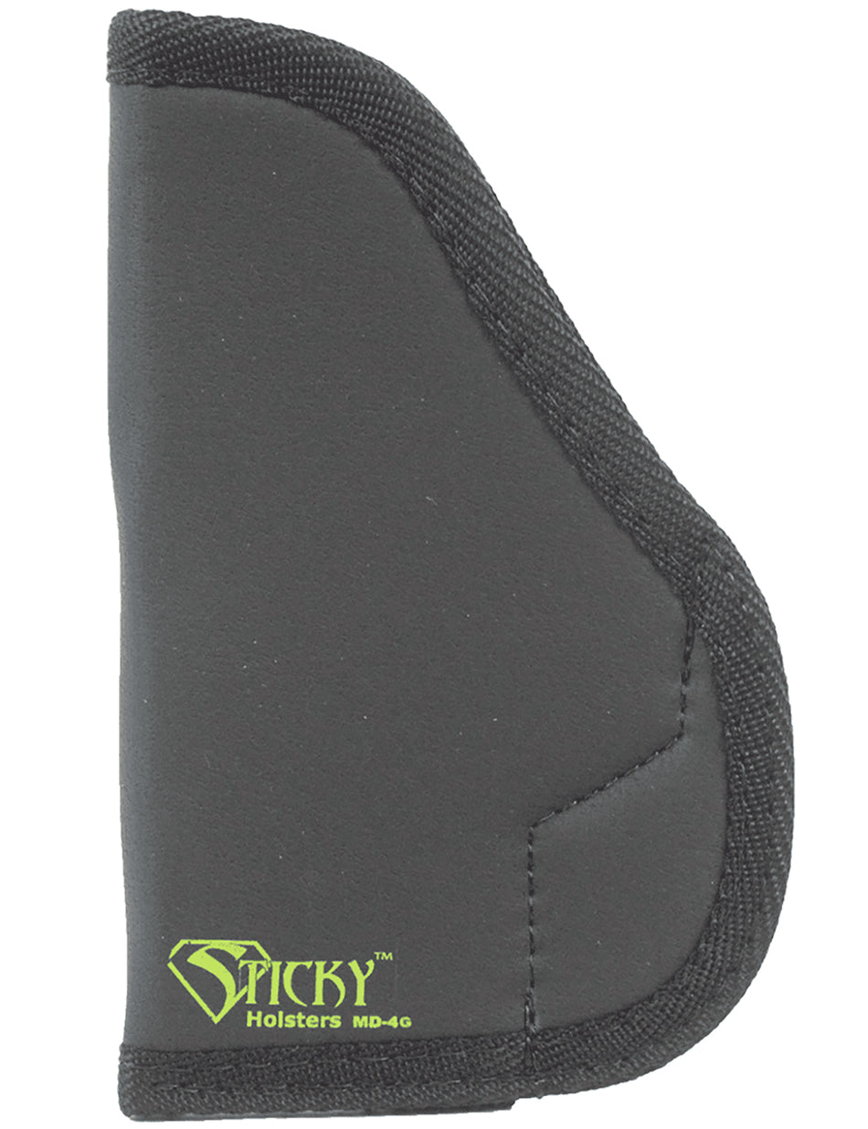 Sticky Holsters MD4 Gen 1 Carry Holster Black/Green Latex Free Rubber Fits Glock 26/27 Pistol Ambidextrous