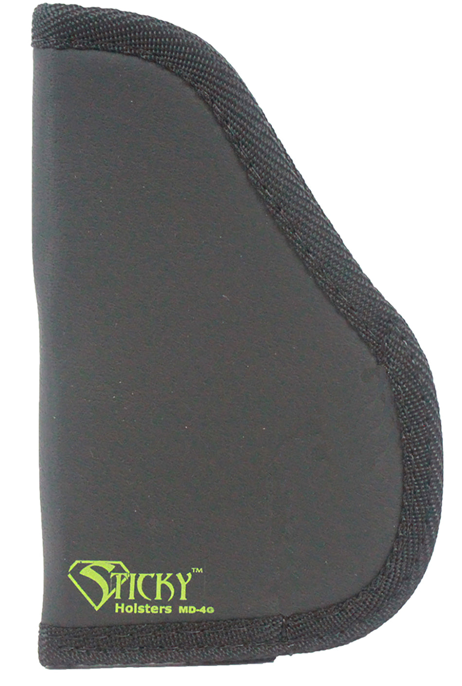 Sticky Holsters MD4 Gen 1 Modified Carry Holster Black/Green Latex Free Rubber Fits Small/Medium Semi-Auto Ambidextrous