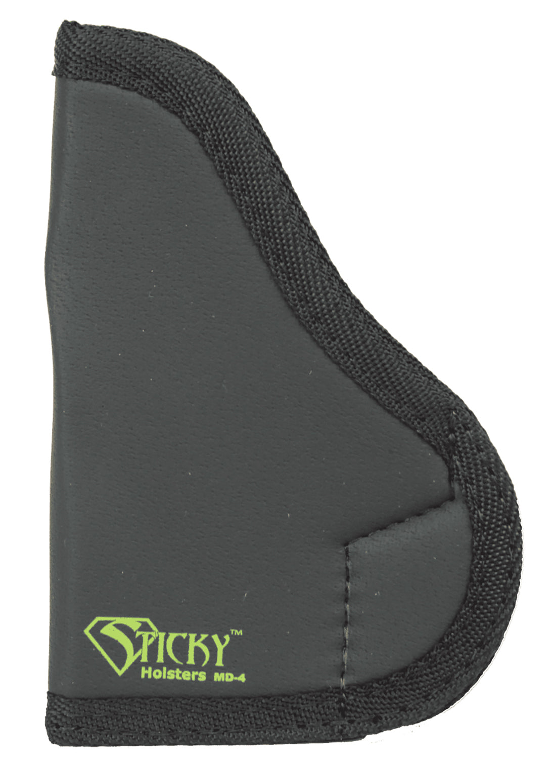 Sticky Holsters MD4 Carry Holster Black/Green Latex Free Rubber Fits Medium Frame Semi-Auto Pistol Ambidextrous