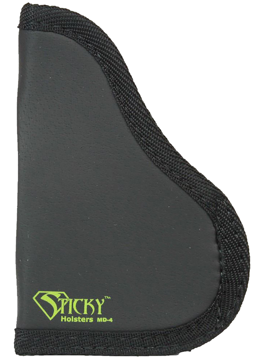 Sticky Holsters MD4 Laser-Compatible Carry Holster Black/Green Latex Free Rubber Fits Medium Semi-Auto Ambidextrous