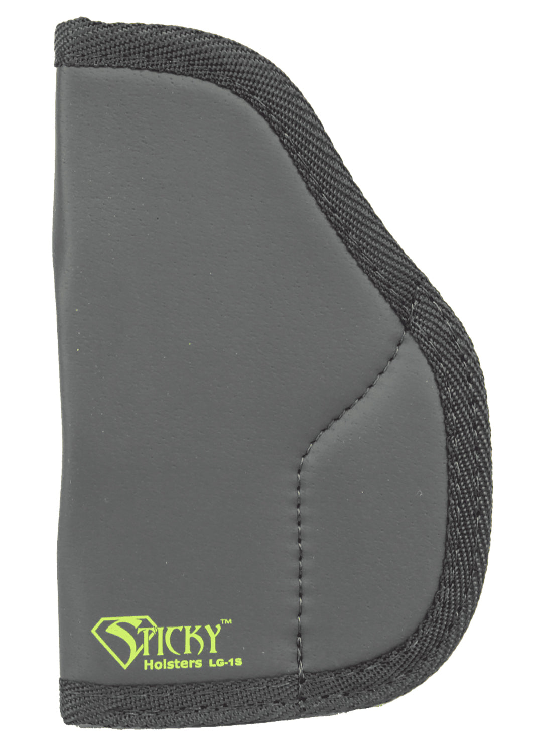 Sticky Holsters LG1S Carry Holster Black/Green Latex Free Rubber Fits Compact 1911 3-4" Barrel Ambidextrous