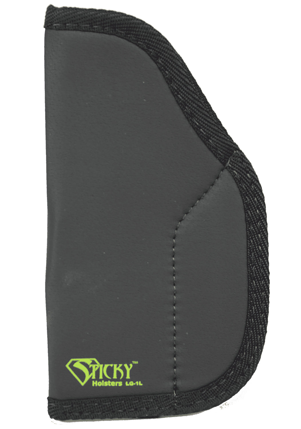 Sticky Holsters LG1L Carry Holster Black/Green Latex Free Rubber Fits 1911 Government Model 5" Barrel Ambidextrous