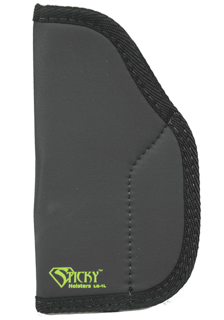 Sticky Holsters LG1L Carry Holster Black/Green Latex Free Rubber Fits 1911 Government Model 5" Barrel Ambidextrous