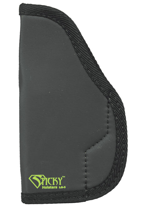 Sticky Holsters LG3 Carry Holster Black/Green Latex Free Rubber Designed for Glock Pistols Up To 4.75" Barrel Ambidextrous