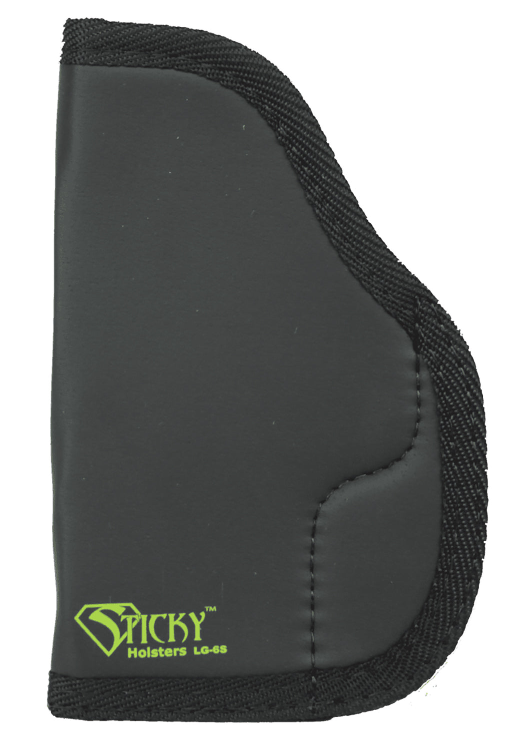 Sticky Holsters LG6S Ambidextrous Latex Free Holster for Compact and Medium Semi-Automatic Pistols Black Green