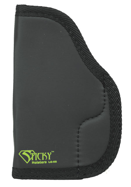 Sticky Holsters LG6S Ambidextrous Latex Free Holster for Compact and Medium Semi-Automatic Pistols Black Green