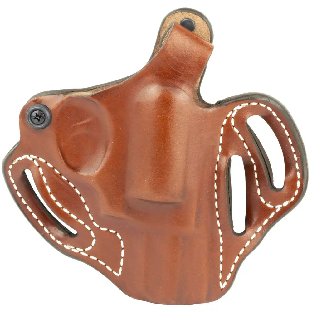 DeSantis Thumb Break Scabbard Holster, Colt Agent/Charter Bulldog 2-Inch/Ruger SP101, Black Leather, Right Hand