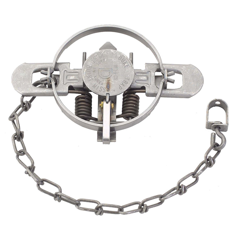Duke #1.5 Coil Spring Animal Trap 4-3/4" Jaw Spread