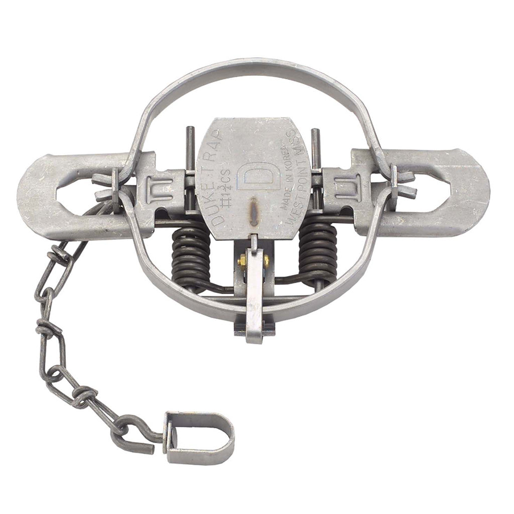 Duke #1.75 Coil Spring Animal Trap 5-1/4" Jaw Spread