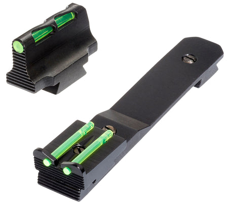 HiViz HHVS41 Henry Rifle Interchangeable Front Rear Sight Set Black LiteWave Green Red White Pipes
