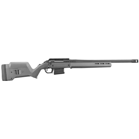 dRUGER AMERICAN HUNTER 308WIN 20" MT BLK THRDED BBL, GRY MAGPUL STOCK, 5RD DETACH MAGPUL MAG