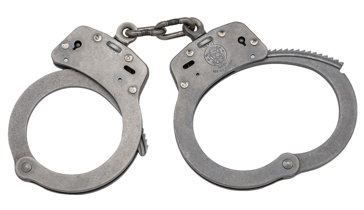 Smith & Wesson 350105 103 Stainless Steel Slot Lock Handcuffs for Saltwater Use