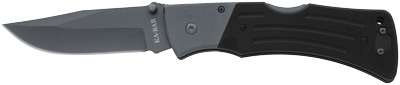 Ka-Bar G10 Mule 9.25in Folder Plain Clip Point Blade Black G10 Handle
