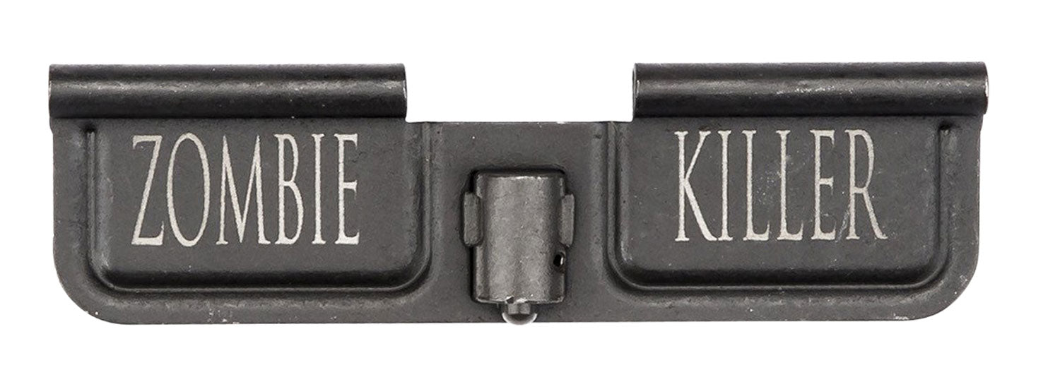 Spikes SED7007 AR-15 Mil-Spec Ejection Port Door - Zombie Killer Engraved Black Phosphate Stamped Steel