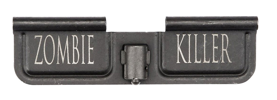 Spikes SED7007 AR-15 Mil-Spec Ejection Port Door - Zombie Killer Engraved Black Phosphate Stamped Steel