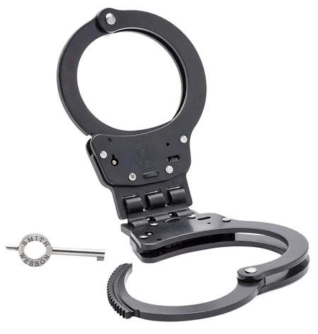 Smith & Wesson 350095 300 Series Hinged Blued Steel Handcuffs