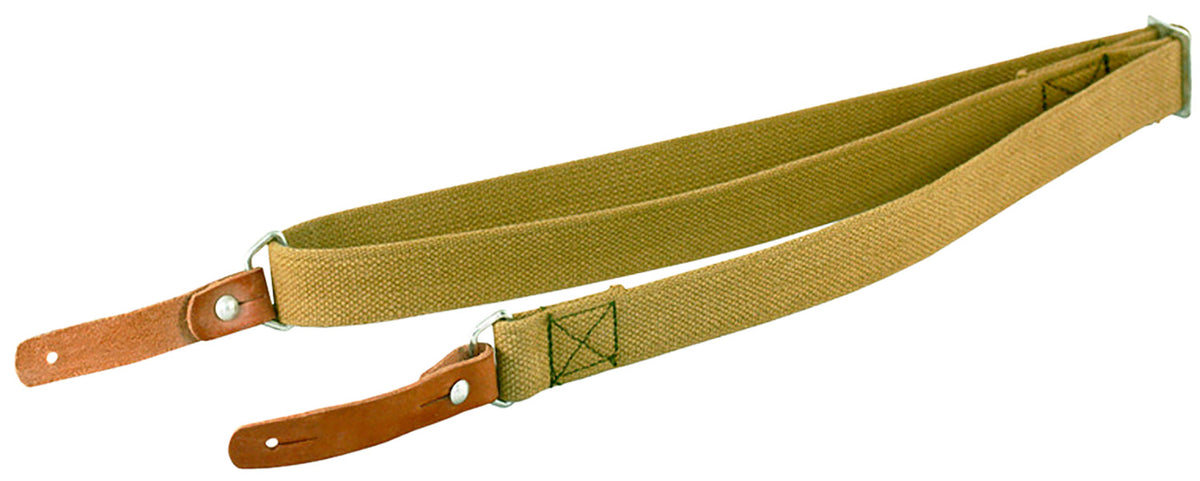 Aim Sports AK SKS Platform Heavy Duty Canvas Leather Sling with All-Metal Hardware 20-42 Inch OAL