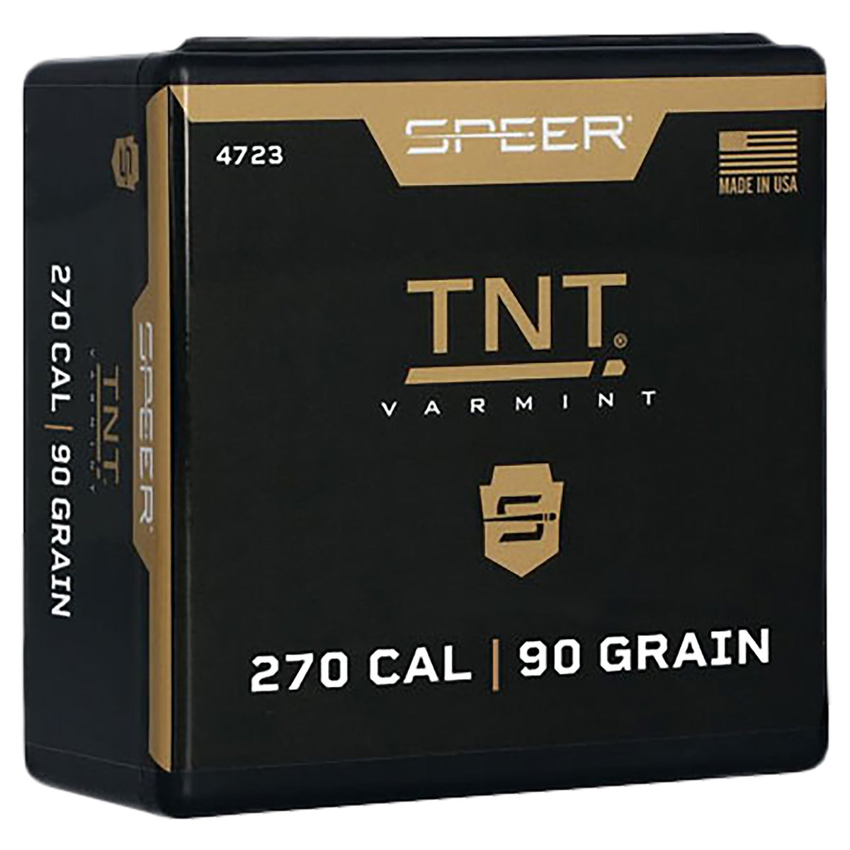 Speer 4723 TNT 270 Win 90gr Jacketed Hollow Point Bullets 650 Per Box