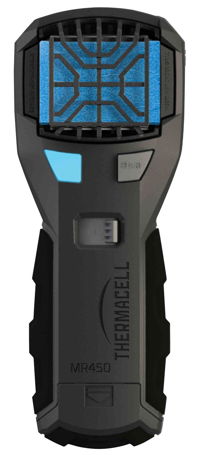Thermacell MR450 Armored Portable Mosquito Repeller Black 15 ft Scent-Free Zone Up to 12 Hours Protection