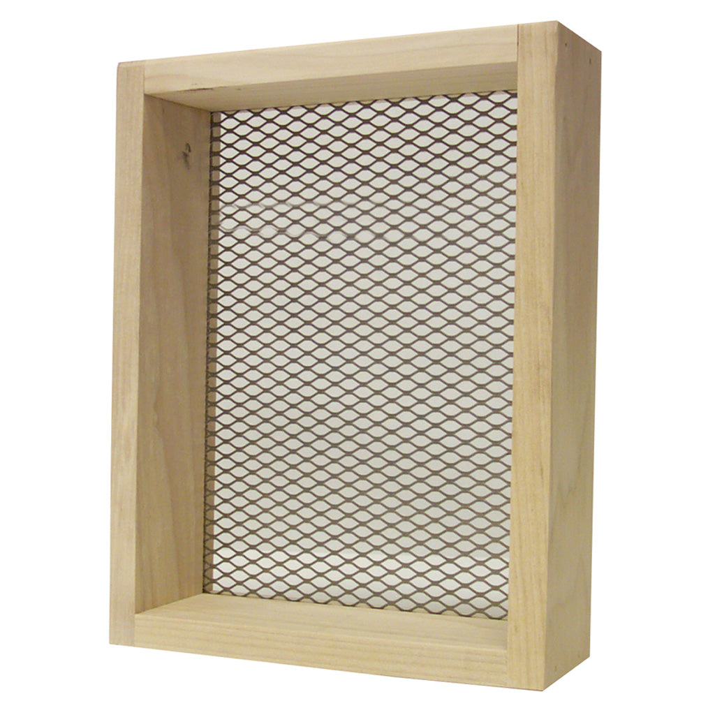 Rickard Wood Frame Deluxe Sifter 1/4in Mesh Screen for Trappers