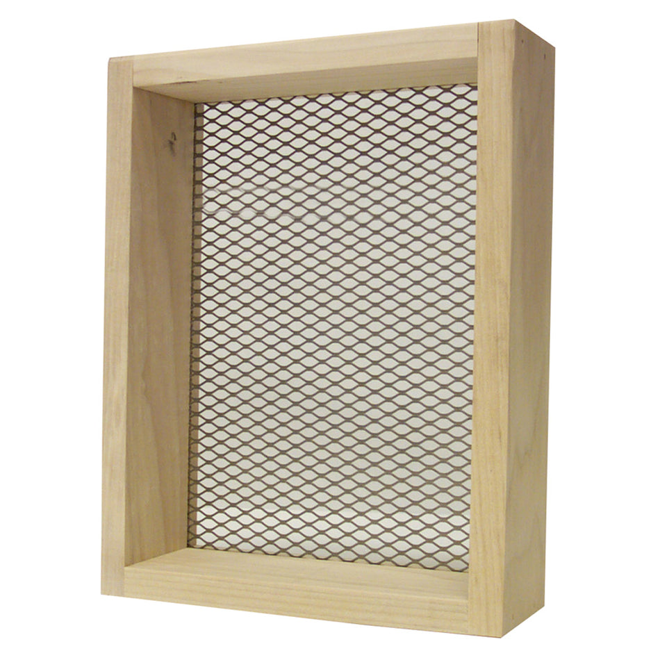 Rickard Wood Frame Deluxe Sifter 1/4in Mesh Screen for Trappers