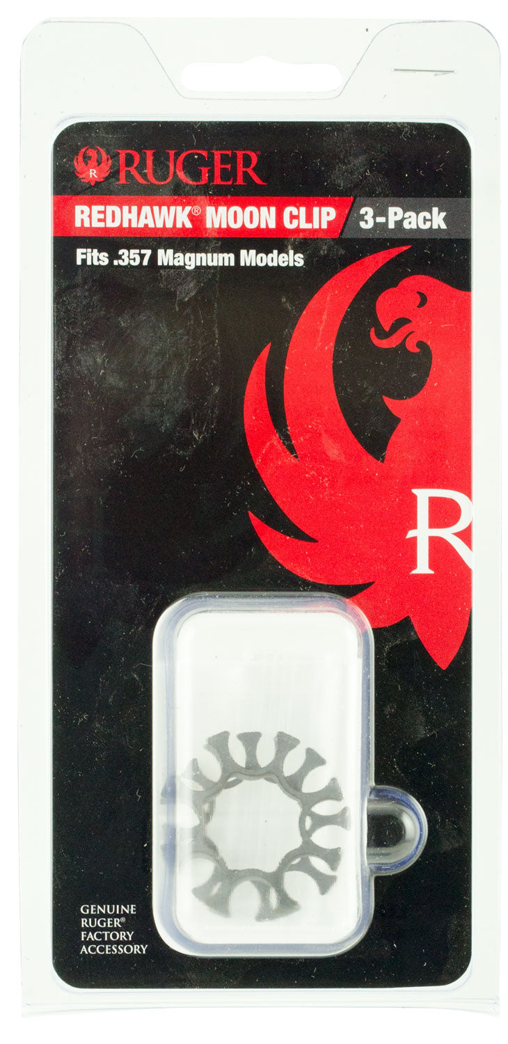 Ruger 90634 Redhawk .357 Mag 8rd Stainless Steel Moon Clips 3 Per Pack