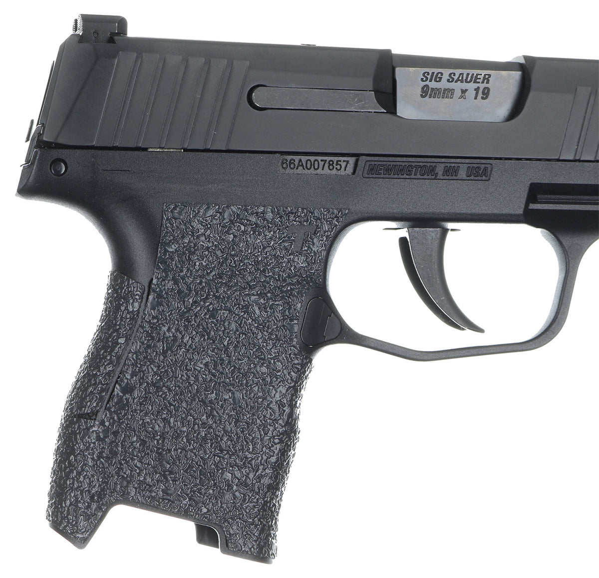 Talon Grips 001R Textured Rubber Adhesive Grip for Sig Compact P320/P250 Medium Module, Black