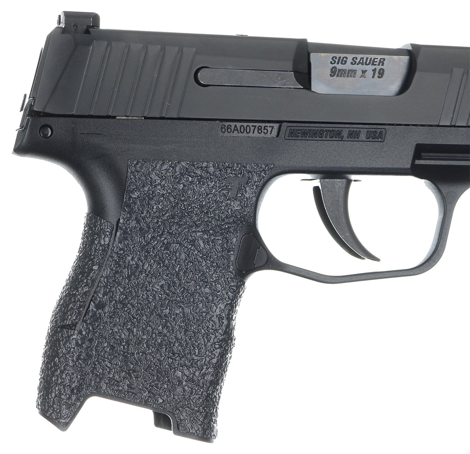 Talon Grips 001R Textured Rubber Adhesive Grip for Sig Compact P320/P250 Medium Module, Black