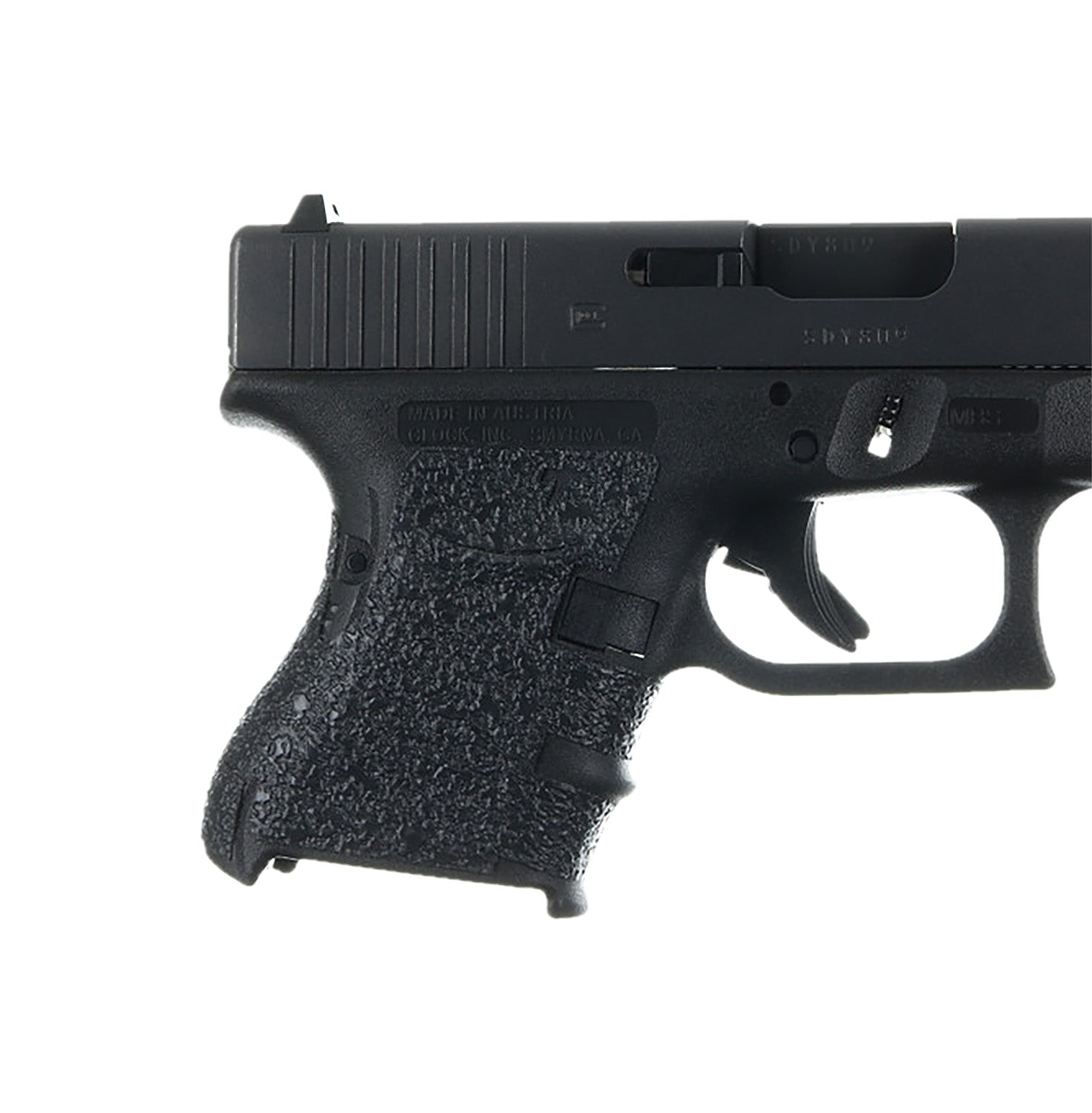 Talon Grips Glock Gen3 26/27/28/33/39 105R Rubber Adhesive Grip Wrap, Black