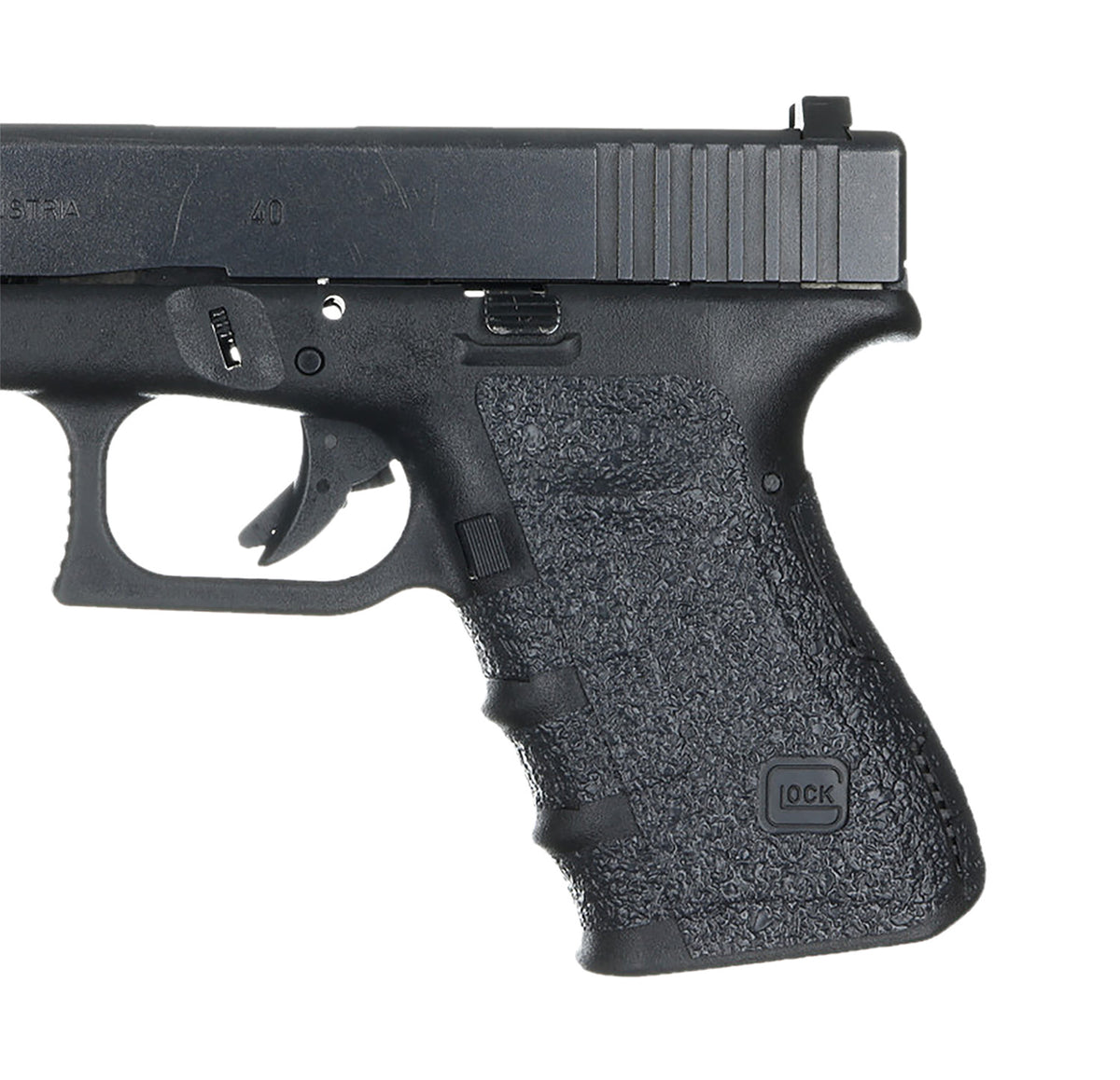 Talon Grips Glock 19/23/25/32/38 Gen4 110R Rubber Grip Wrap No Backstrap, Black