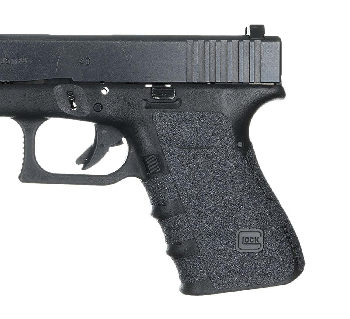 Talon Grips Glock 19/23/25/32/38 Gen4 110G Granulate Grip Wrap No Backstrap, Black