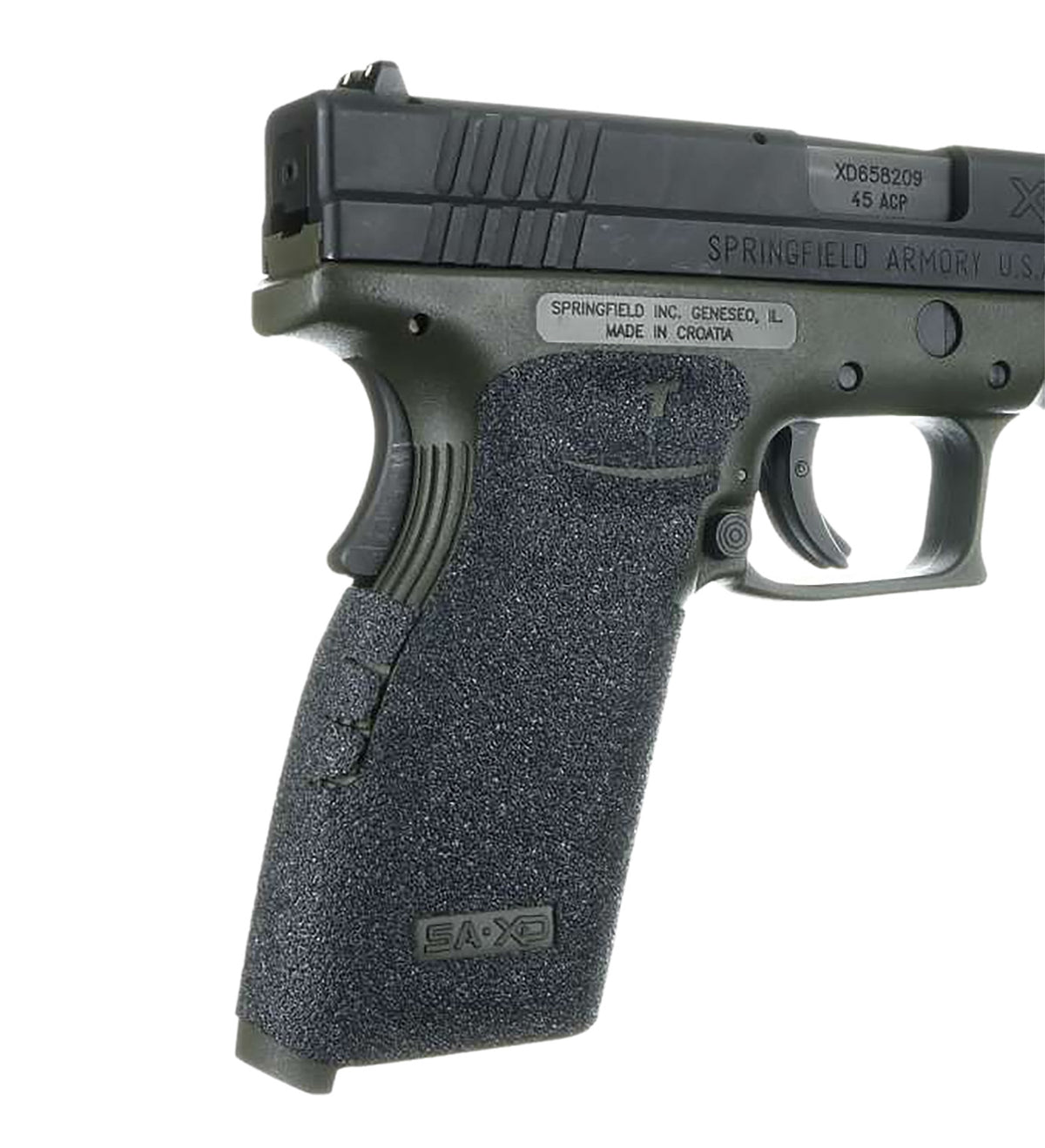 Talon Grips Springfield XD 9/357/40 202R Rubber Grip Wrap, Black