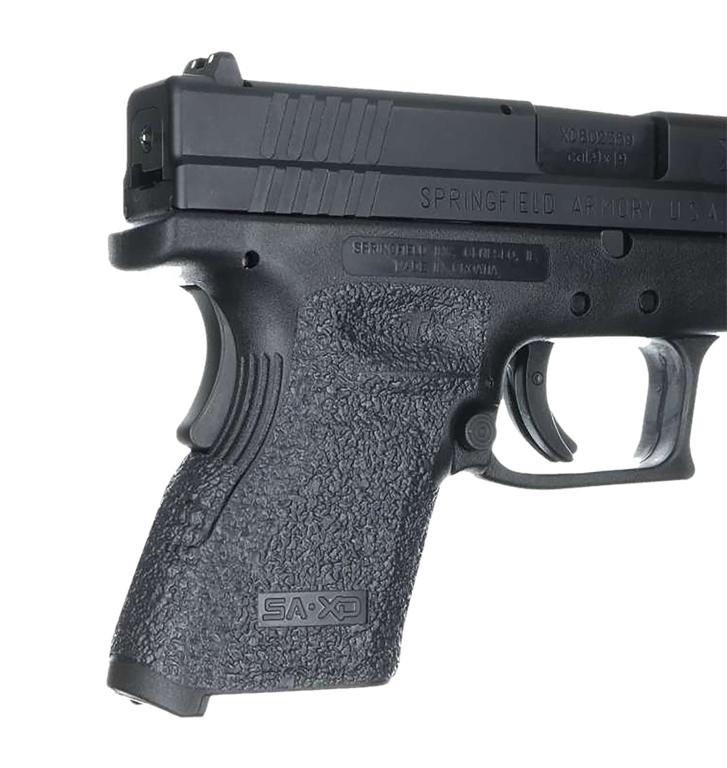 Talon Grips Springfield XD Subcompact 9/40 203R Rubber Grip Wrap, Black