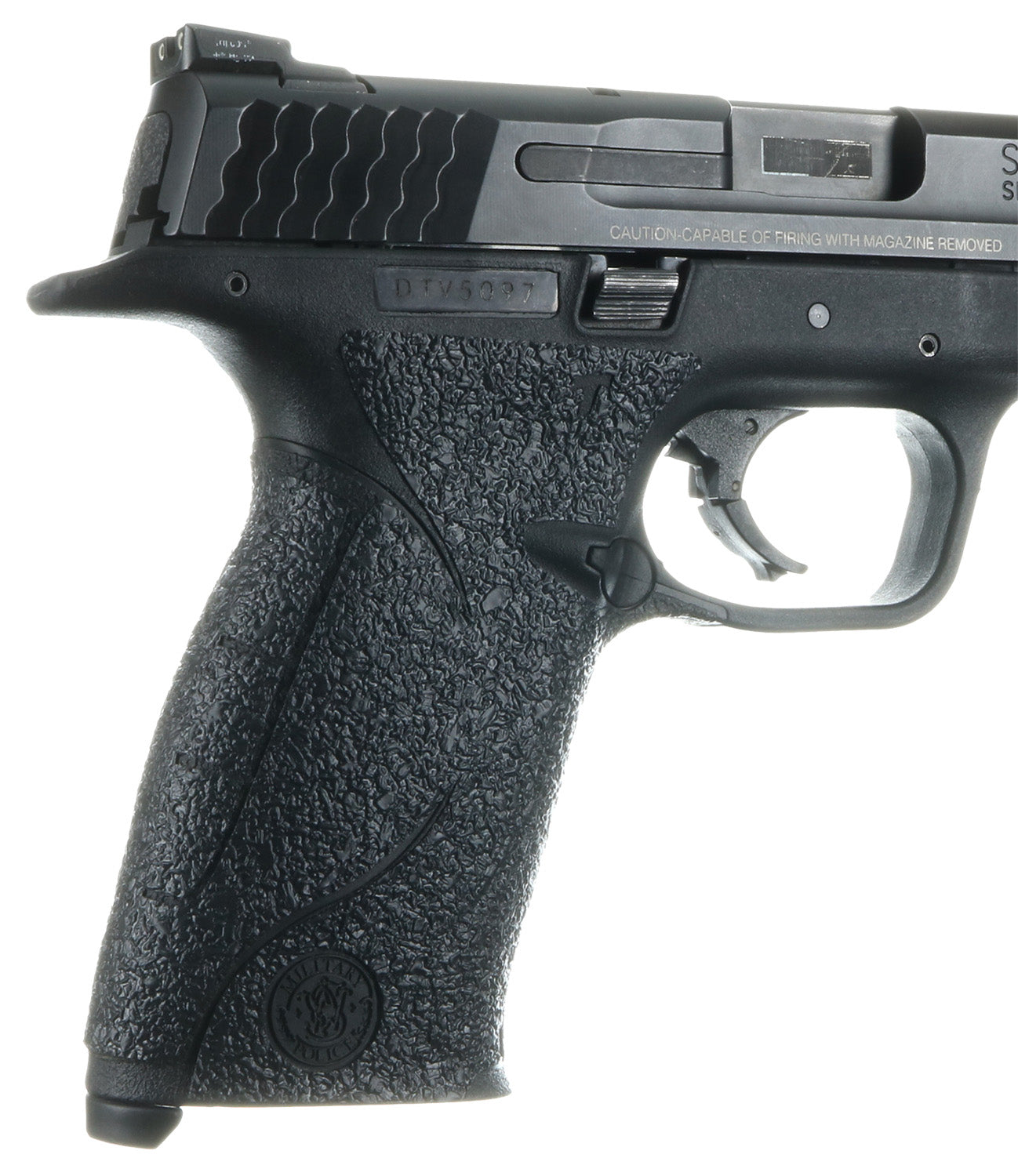 Talon 703R Black Textured Rubber Grip for S&W M&P Full Size Small Backstrap 9/40