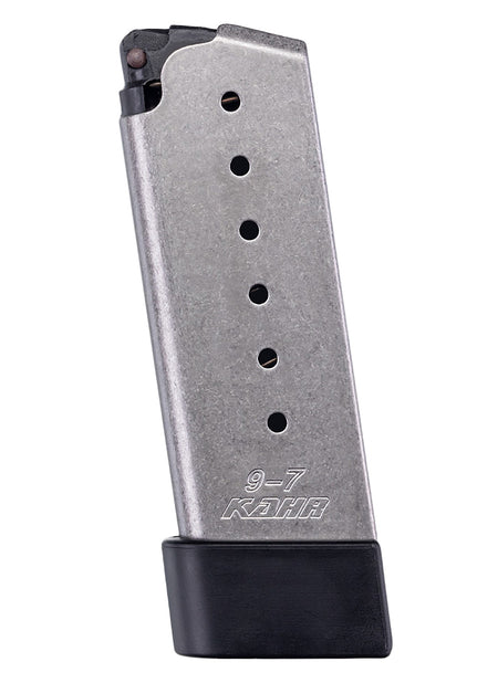 Kahr Arms OEM 9mm Luger 7-Round Stainless Pistol Magazine with Grip Extension for CM/MK/PM/Covert