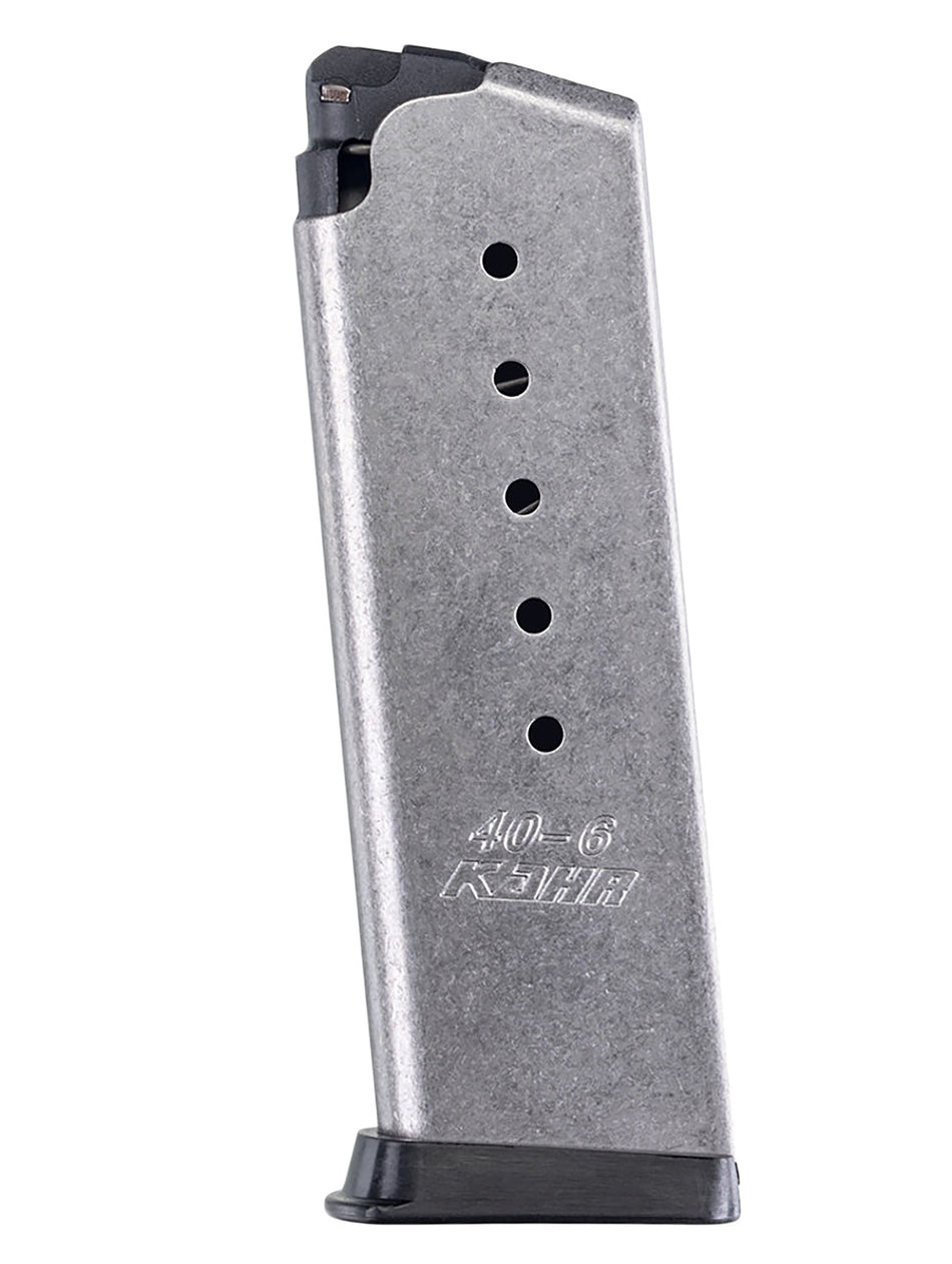 Kahr Arms OEM Stainless .40 S&W 6-Round Pistol Magazine for K/KP/CW Handguns