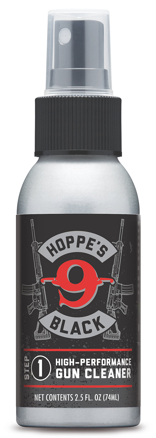 Hoppe's HBC2 Black Gun Cleaner 2.5 oz. Aluminum Pump Bottle for All Firearms