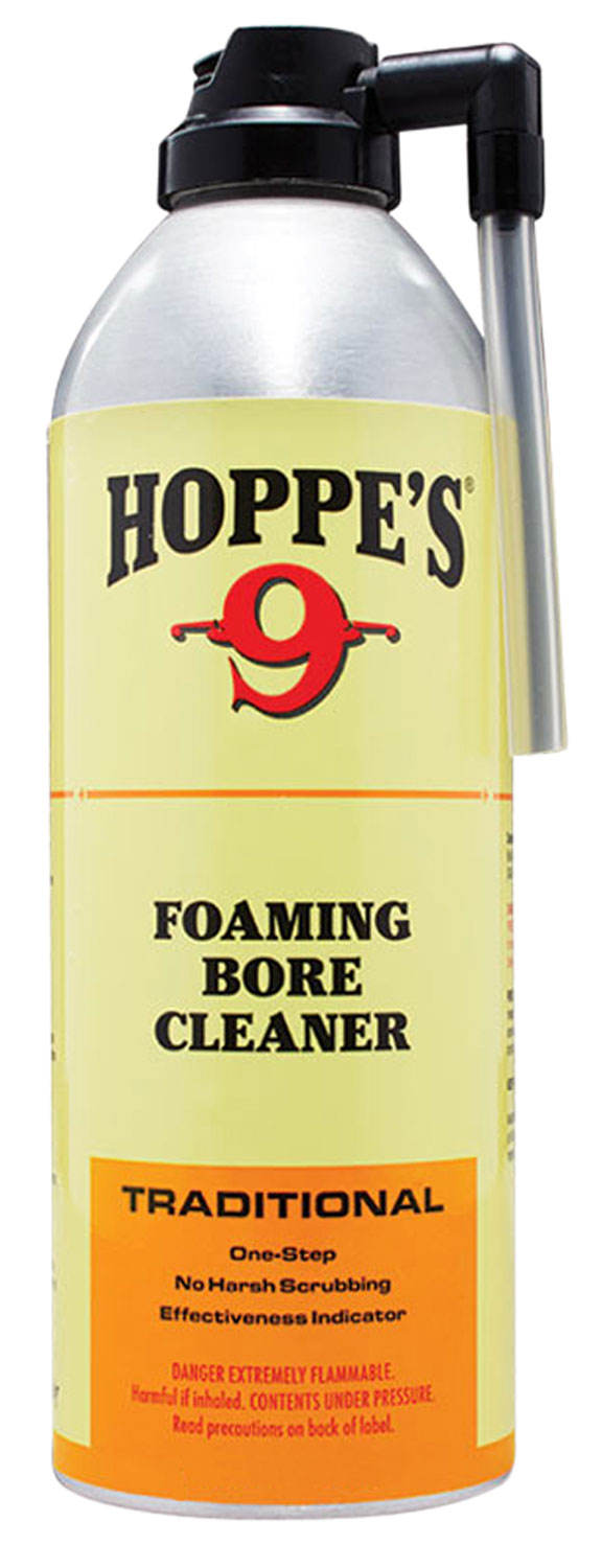 Hoppe's No. 9 Foam Bore Cleaner 12 oz Spray Bottle with Color Change Indicator